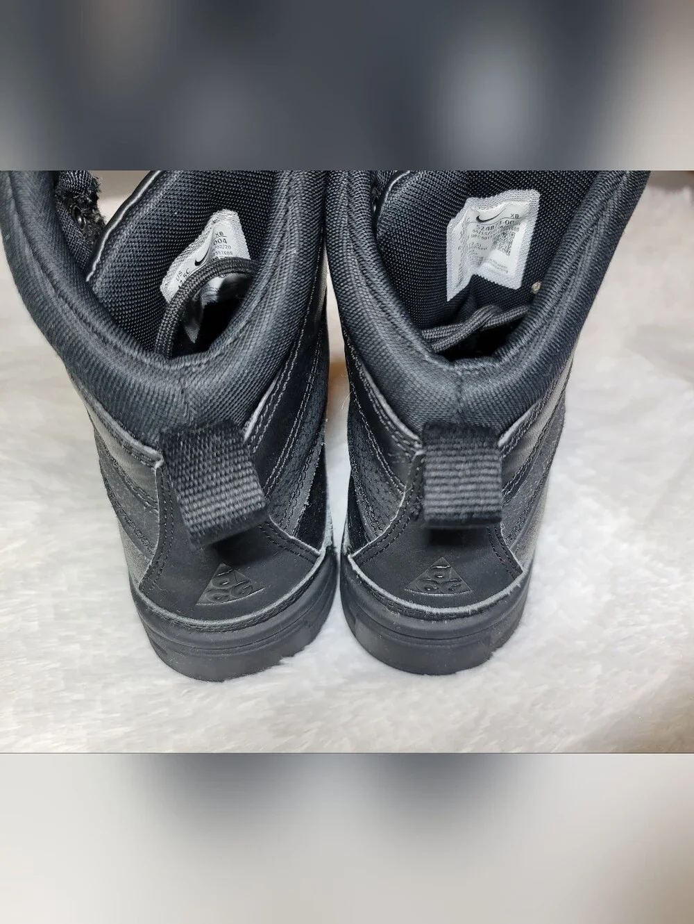 Nike ACG Woodside 2 High Black Winter Boots Size 12.5C